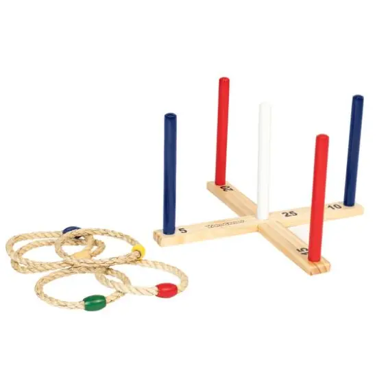 YardCandy Stars & Stripes Collection Wooden Ring Toss {4}