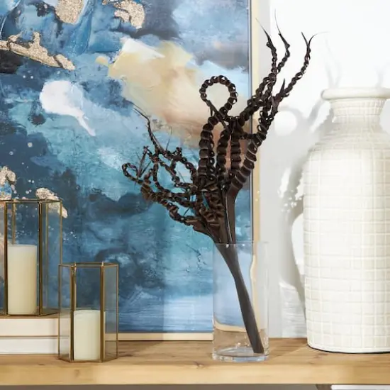 30" Dark Brown Dried Plant Palm Leaf Natural Foliage {7}