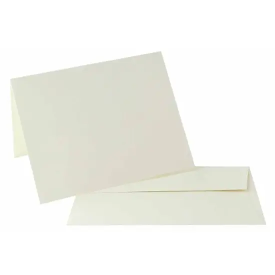 PA Paper&trade; Accents Cardmaker's Choice 100lb. Card & Envelope Pack, 4.25" x 5.5" Cream {4}