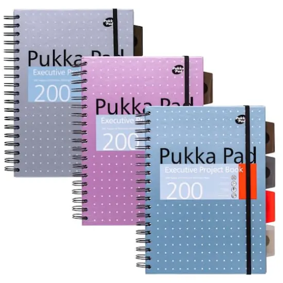 Pukka Pads B5 Metallic Executive Project Book Set {1}
