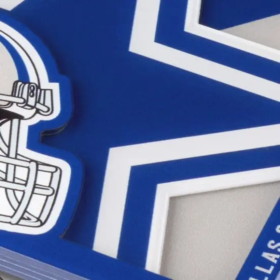 NFL 3D Logo Series Coaster Set Dallas Cowboys {5}