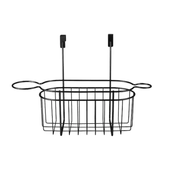 Bath Bliss Black Over the Cabinet Hair Tool Organizer {5}