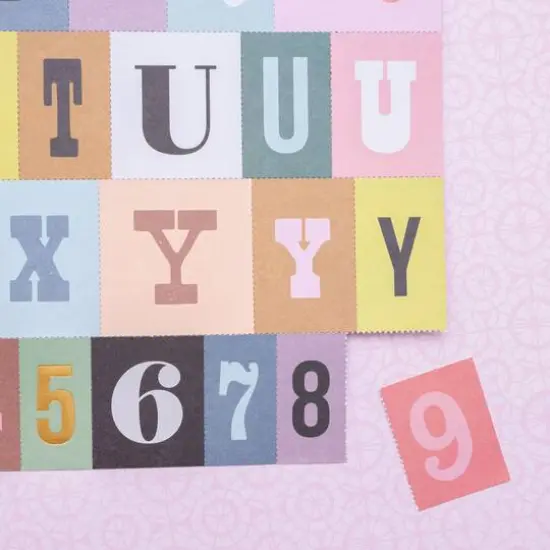 American Crafts&trade; Maggie Holmes Market Square 12" x 12" Cardstock, 5 Sheets {4}