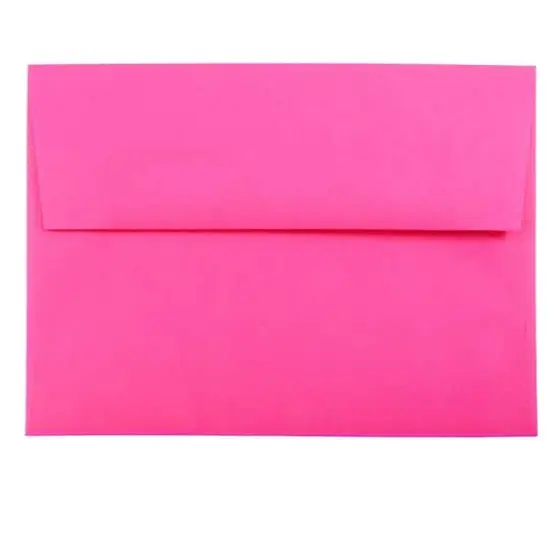JAM Paper A7 Ultra Fuchsia Hot Pink Invitation Envelopes, 50ct. {1}