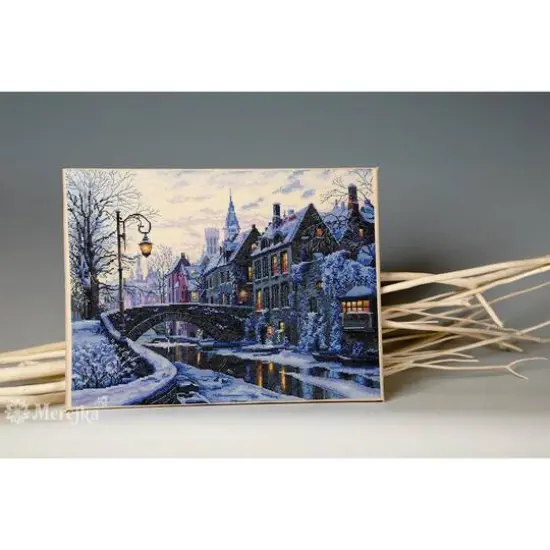 Merejka Winter Evening Counted Cross Stitch Kit {3}