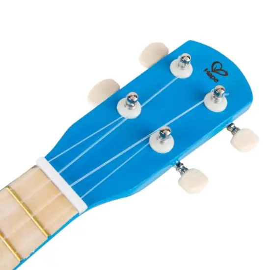 Hape Blue & Green Kid's Wooden Toy Ukulele {5}