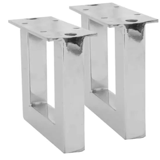 Dritz&reg; Home Nickel Industrial Metal Legs, 2 Count {3}