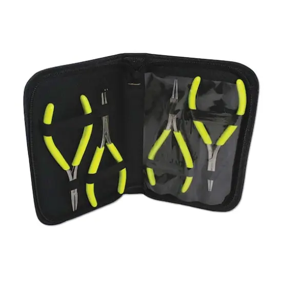 The Beadsmith&reg; Micro-Fine&trade; 4 Piece Plier Set {5}