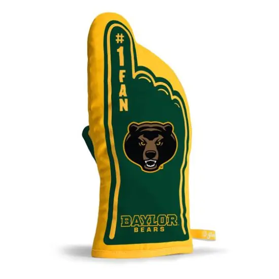 Quilted No.1 Oven Mitt Baylor Bears {4}