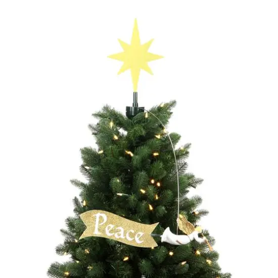 Angel with Banner Animated Tree Topper {3}