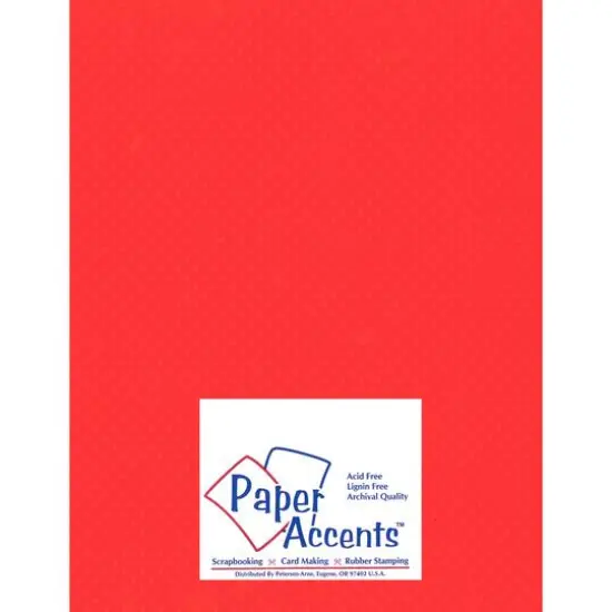 PA Paper&trade; Accents Mini Dot 8.5" x 11" Cardstock, 25 Sheets Chinese Lantern {1}