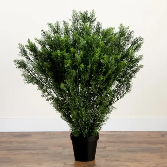 4ft. UV-Resistant Potted Cedar Bush {4}