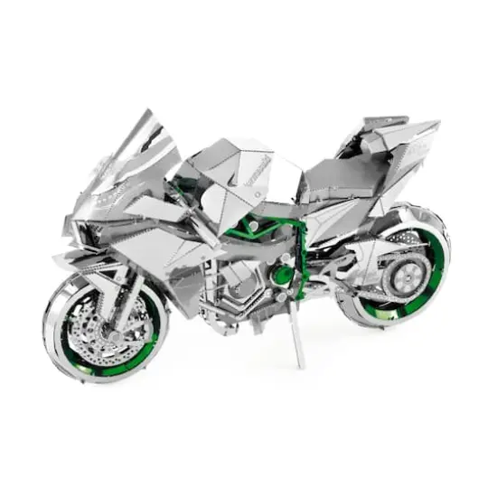 ICONX Kawasaki Ninja H2R 3D Metal Model Kit {1}