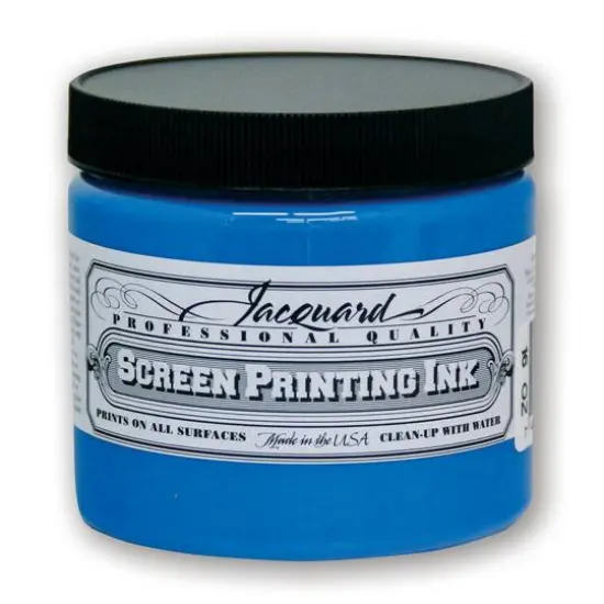 Jacquard Professional Screen Printing Ink, 16oz. Sky Blue {1}