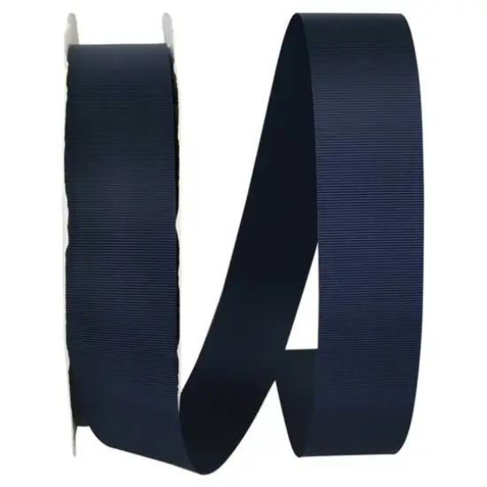 JAM Paper 1.5" x 100yd. Grosgrain Allure Ribbon Navy {1}