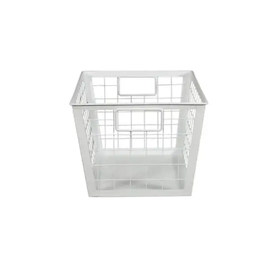 12.5" White Wire Multifunctional Basket {4}