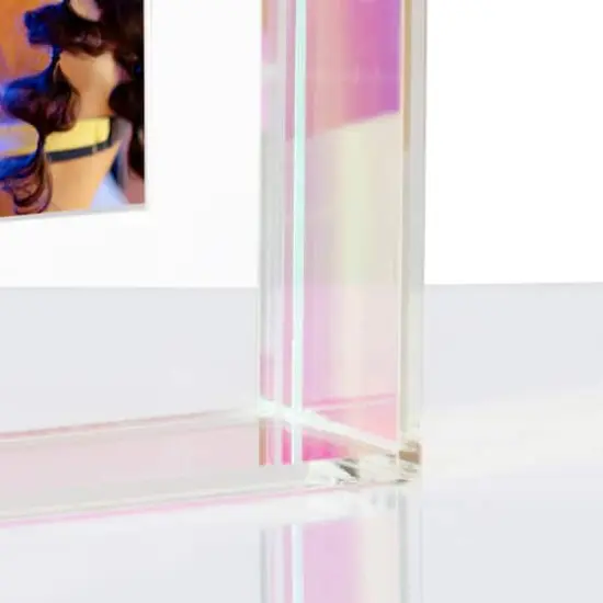 Wexel Art Iridescent Rainbow Float Frame with Magnetic Photo Holder {5}