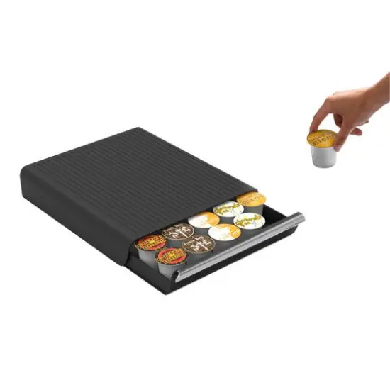 Mind Reader Black Single Serve Coffee Pod Drawer and Holder {10}