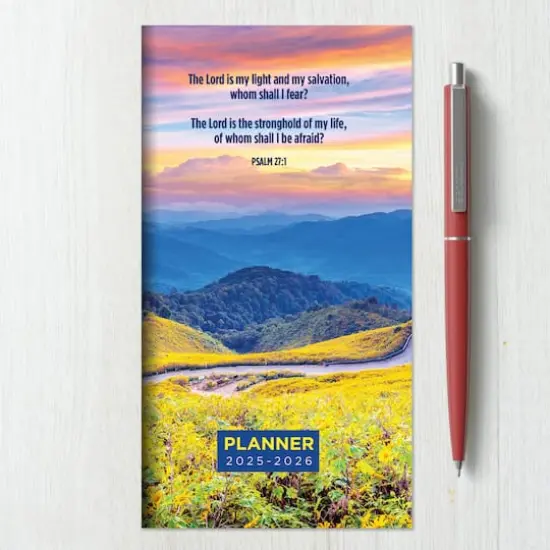 TF Publishing 2025 - 2026 Bible Verse Small Monthly Pocket Planner {9}