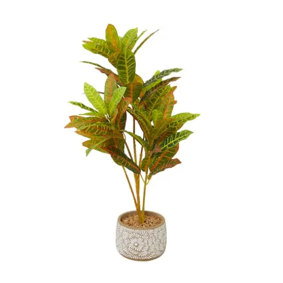 2.5ft. Potted Bohemian Banyan Tree Artificial Foliage {3}