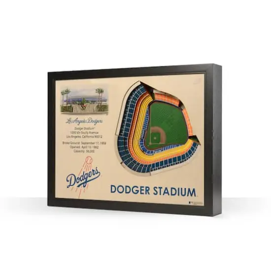 MLB 25-Layer StadiumView Wall Art Los Angeles Dodgers {1}