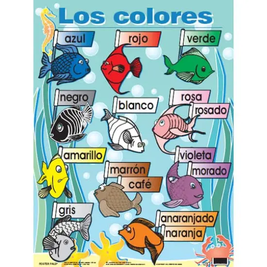 Poster Pals&reg; Spanish Essential Classroom Posters, 7ct. {4}