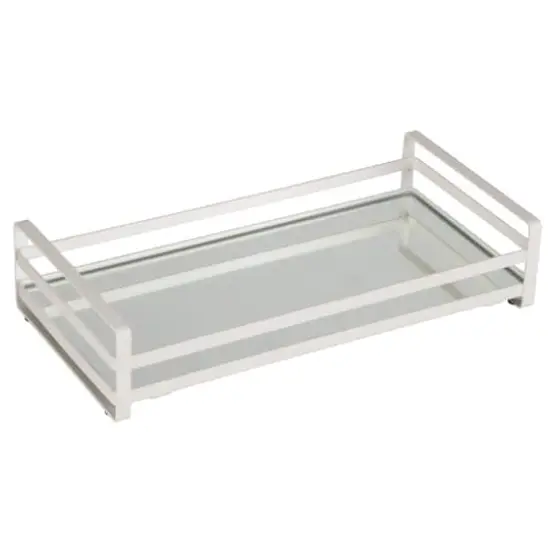 Home Details Slim Flat Wired Rails Vanity Tray {1}