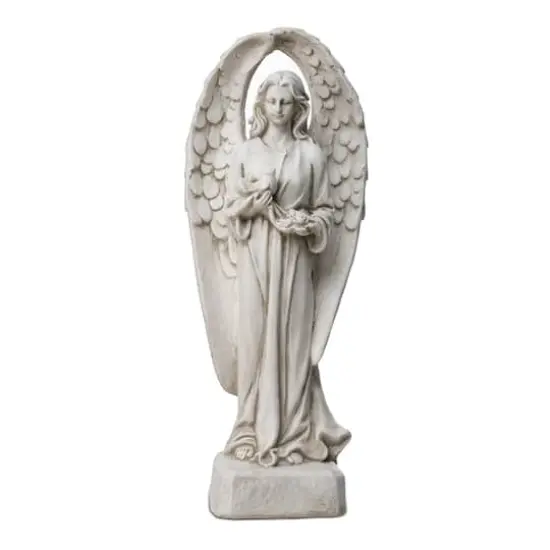 Glitzhome&reg; 20.5" Standing Archangel Garden Statue {1}