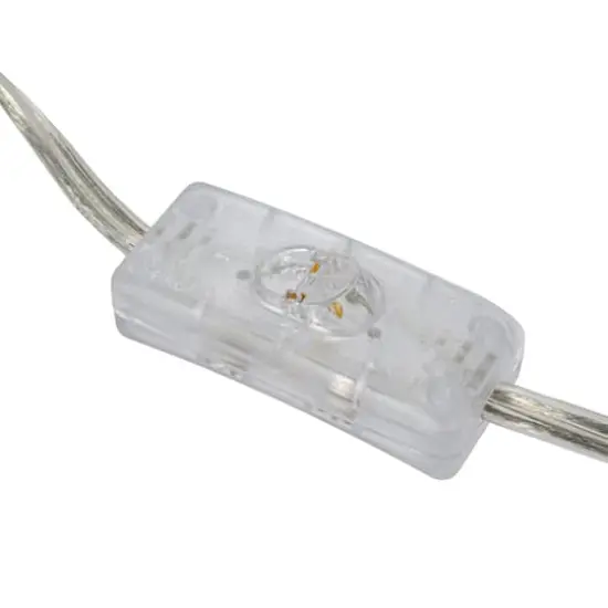 Hello Honey&reg; 18.5" White Stoneware Hobnail Fluted Table Lamp with Linen Shade & Inline Switch {8}