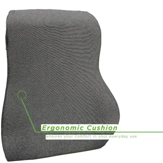 Mind Reader Black Vertical Posture Corrector Back Rest {8}