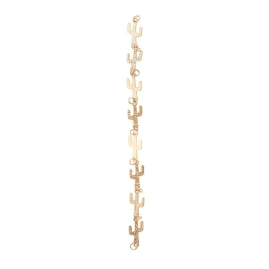 Gold Cactus Metal Beads by Bead Landing&trade; {4}