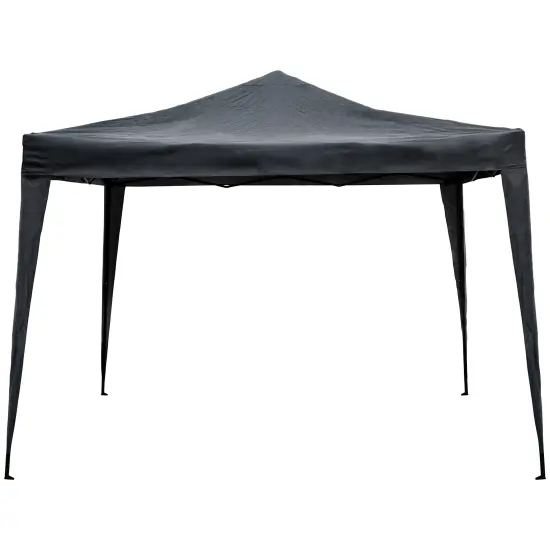 10ft. Pop-Up Outdoor Canopy Gazebo Gray {1}