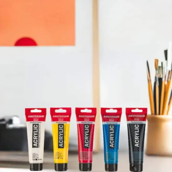 Amsterdam Standard Series Primary Acrylic Paint Set {5}