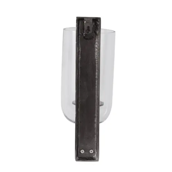 Black Aluminum Modern Wall Sconce, 6" x 8" x 16" {6}