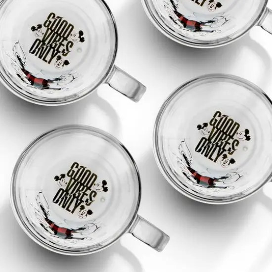 13.5oz. Disney&reg; Mickey Mouse Glitch Glass Mugs, 2ct. {6}