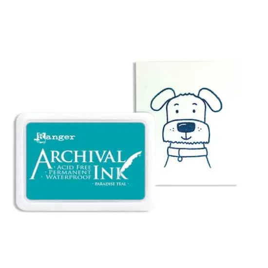 Ranger Archival Ink&trade; Pad Paradise Teal {3}