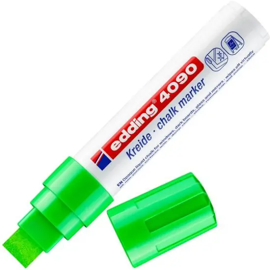 edding&reg; 4090 Jumbo Chalk Marker Light Green {6}