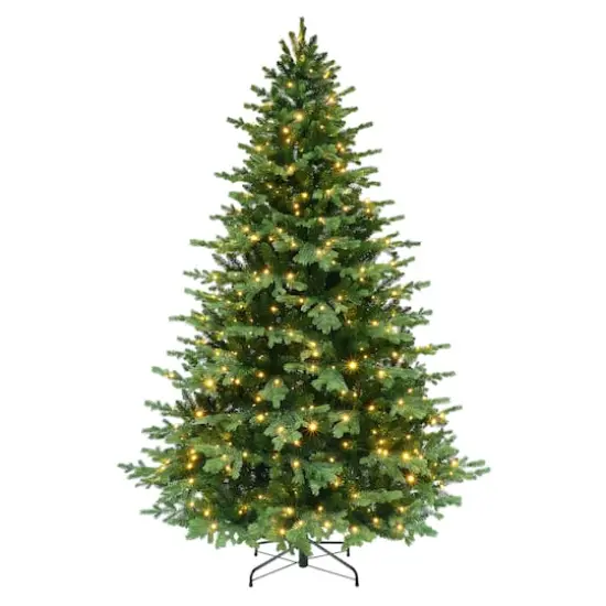 7.5 ft. Pre-Lit Chatham Fir Artificial Christmas Tree, Dual-Color LED Lights {1}