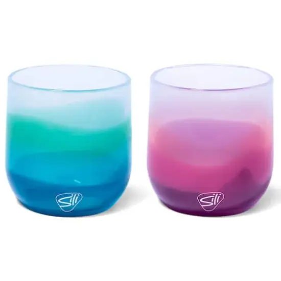 Silipint&reg; 12oz. Mountain Air & Desert Sun Silicone Stemless Wine Glasses, 2ct. {1}