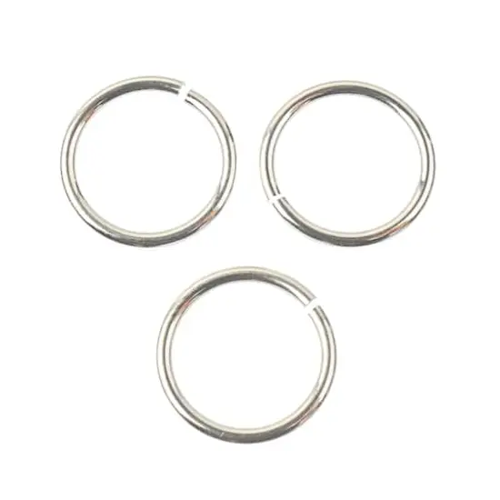 10mm Sterling Silver Jump Rings, 12ct. by Bead Landing&trade; {3}