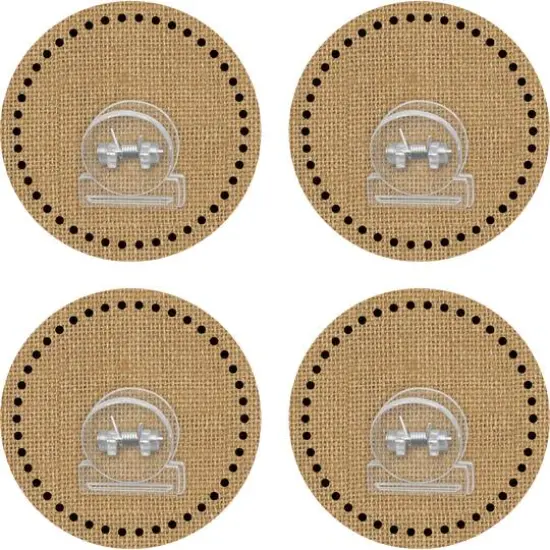 Teacher Created Resources Clingy Thingies&reg; Burlap Design Clips, 3 Packs of 4 {3}