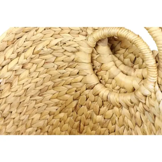 CosmoLiving by Cosmopolitan Brown Seagrass Contemporary Storage Basket Set {4}