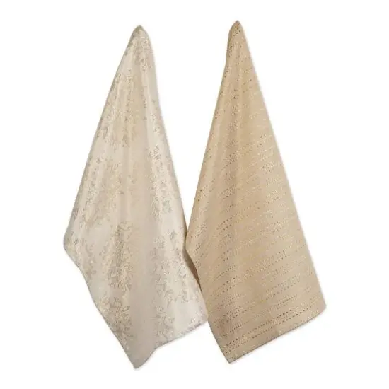 DII&reg; Winter Sparkle Dishtowel Set {1}