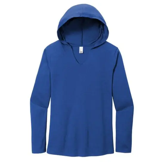 District&reg; Women's Perfect Tri&reg; Long Sleeve Hoodie Deep Royal {2}
