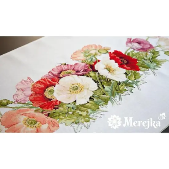 Merejka Poppies Counted Cross Stitch Kit {3}