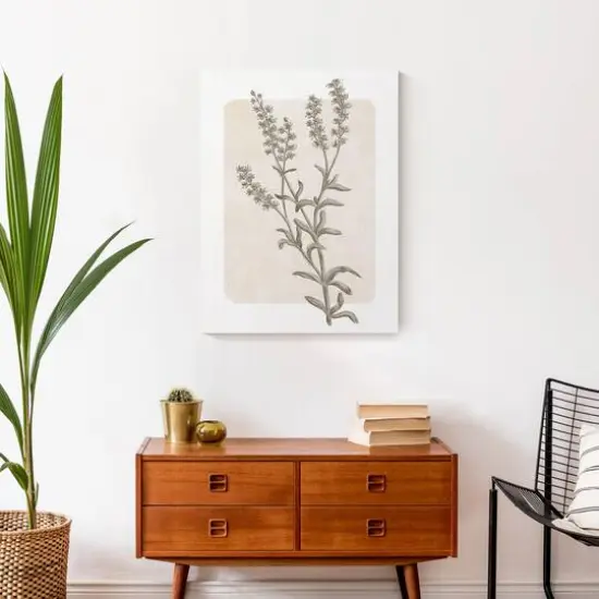 Simple Floral Still II 20" x 24" Canvas Wall Art {5}