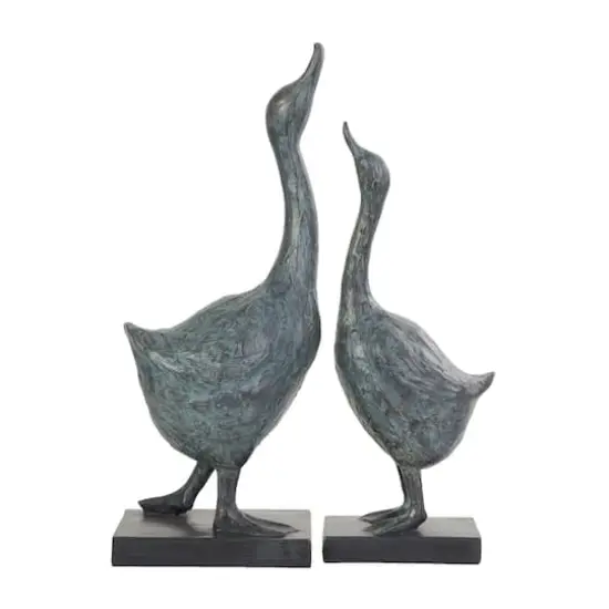 Blue Bird Sculpture Set {1}