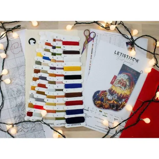 Letistitch Christmas Miracle Stocking Counted Cross Stitch Kit {12}