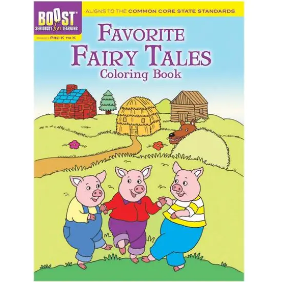 BOOST&trade; Favorite Fairy Tales Coloring Book, 6ct. {3}