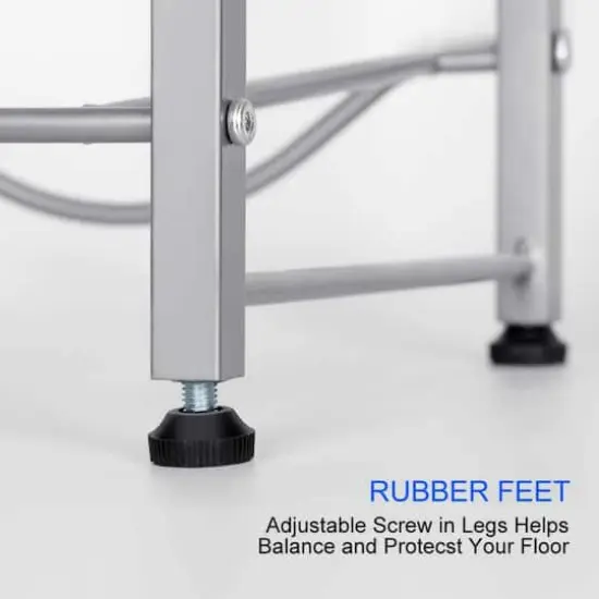 NEX&trade; 3-Tier 5-Gallon Water Bottle Storage Rack Silver {5}